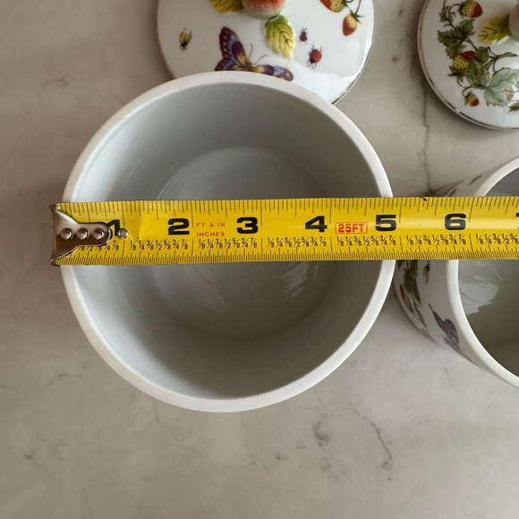 Lenwile Ardalt Full Set Of 4 Canisters Jars Japan 7052 Butterflies - Picture 10 of 13